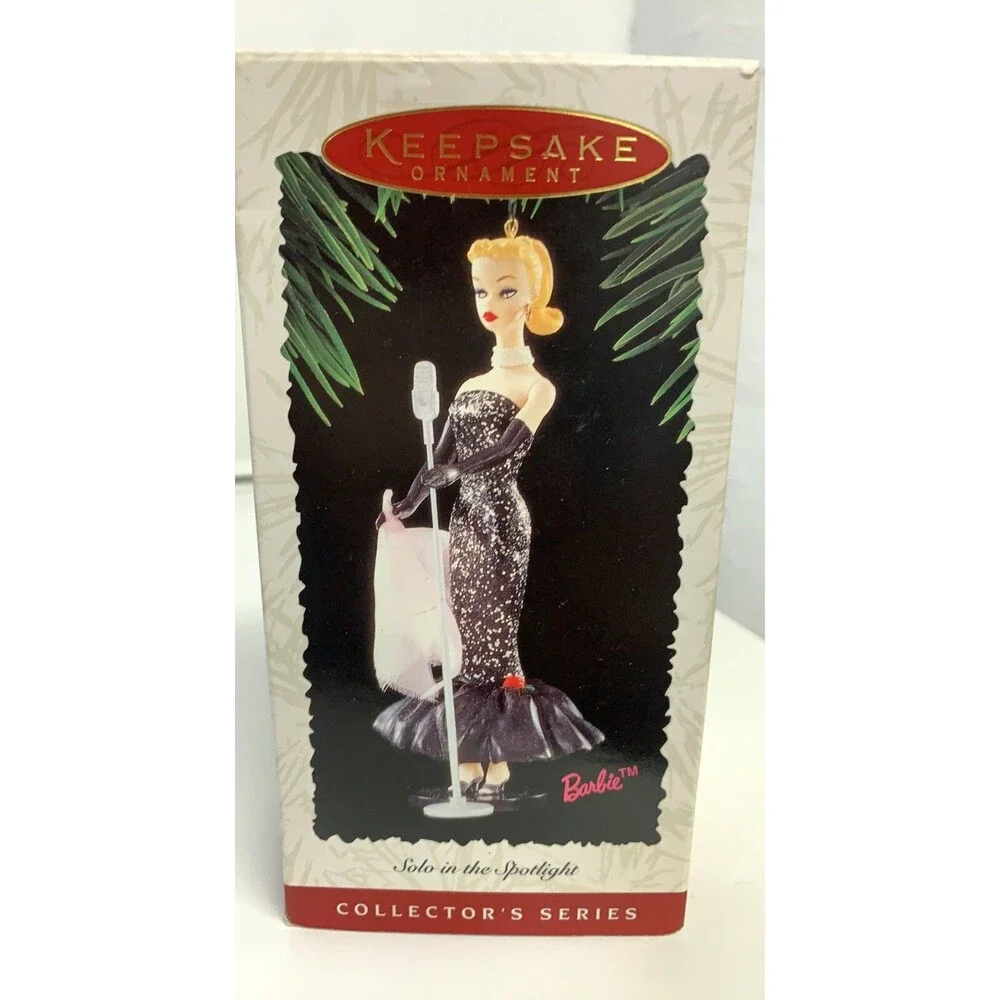 Hallmark Ornament Barbie Solo in the Spotlight Keepsake Collector's Sing